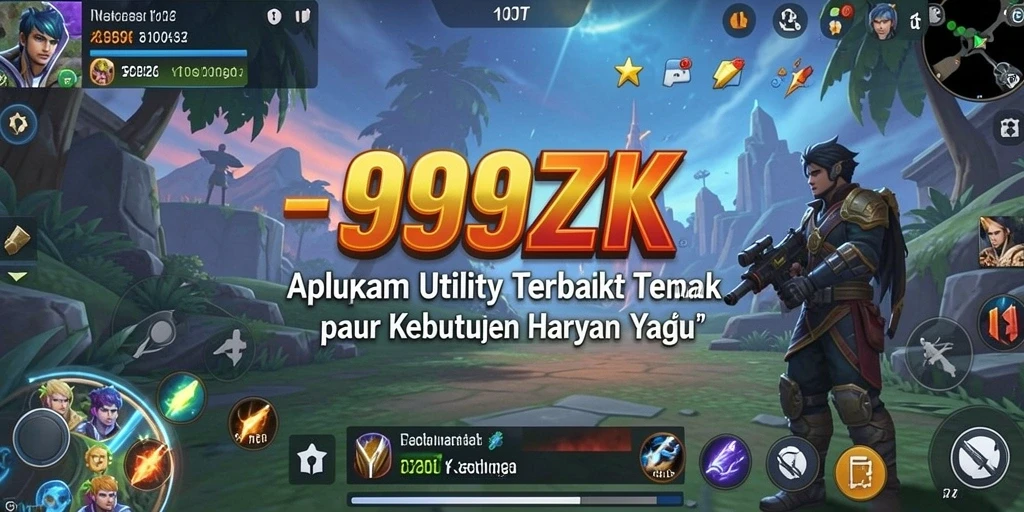 Tampilan antarmuka pengguna aplikasi 999ZK yang intuitif dan user-friendly.
