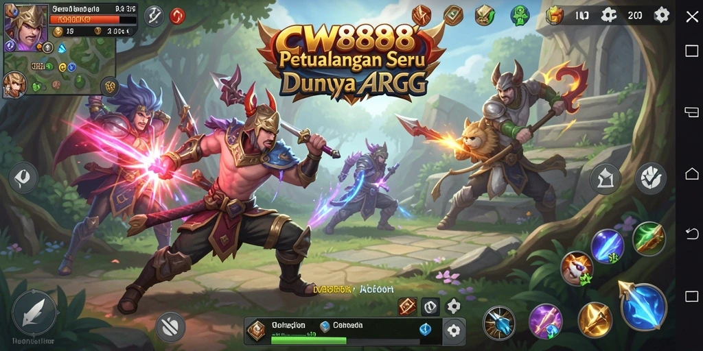 Tampilan gameplay seru dari permainan ARPG CW8888.