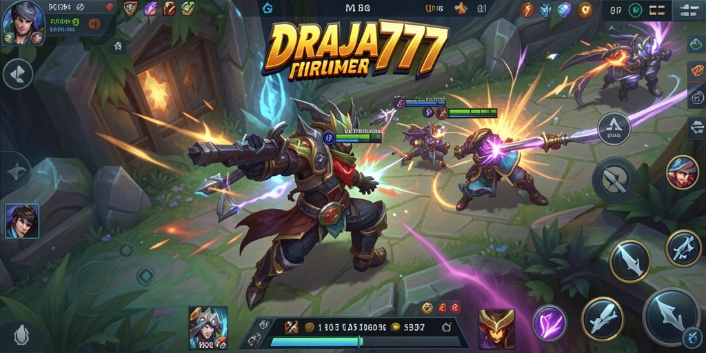 Gameplay seru DRAJA777 dengan karakter dan pertempuran yang menarik.