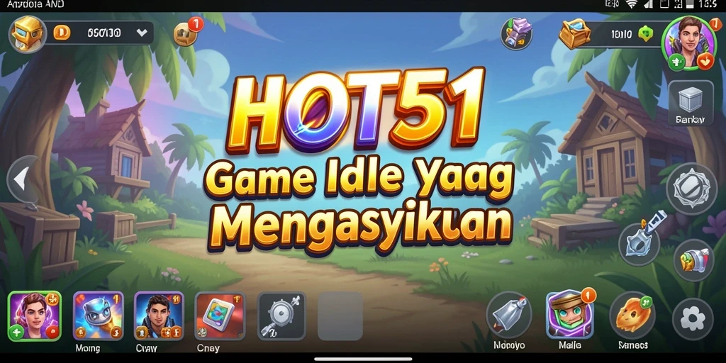 Screenshot game HOT51 menampilkan gameplay Idle yang asyik dan interaktif.