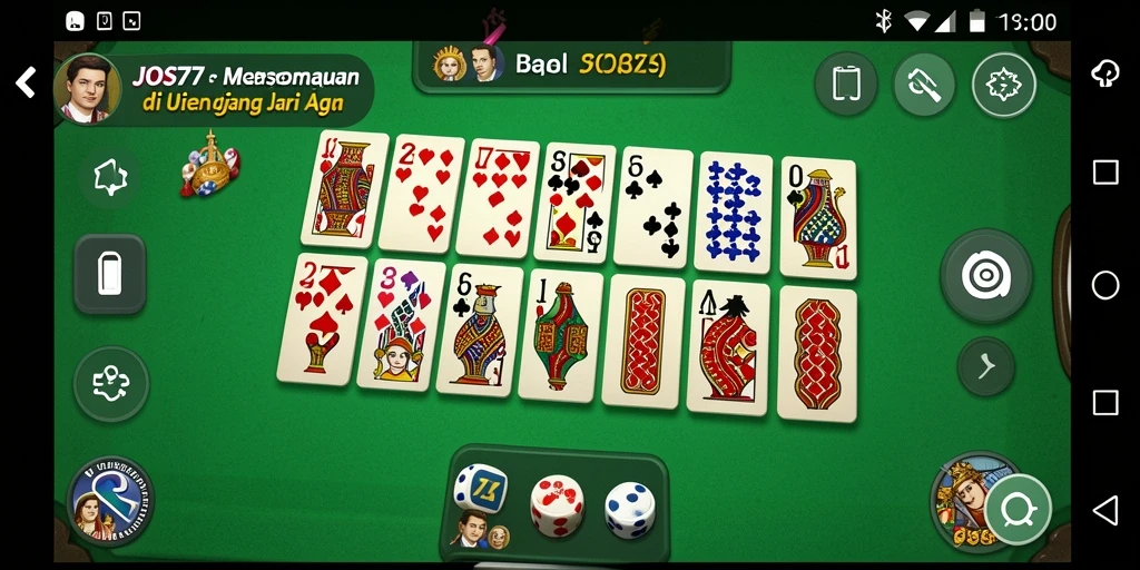 Tangkapan layar gameplay Domino menampilkan aksi seru di <strong>JOS77</strong>.