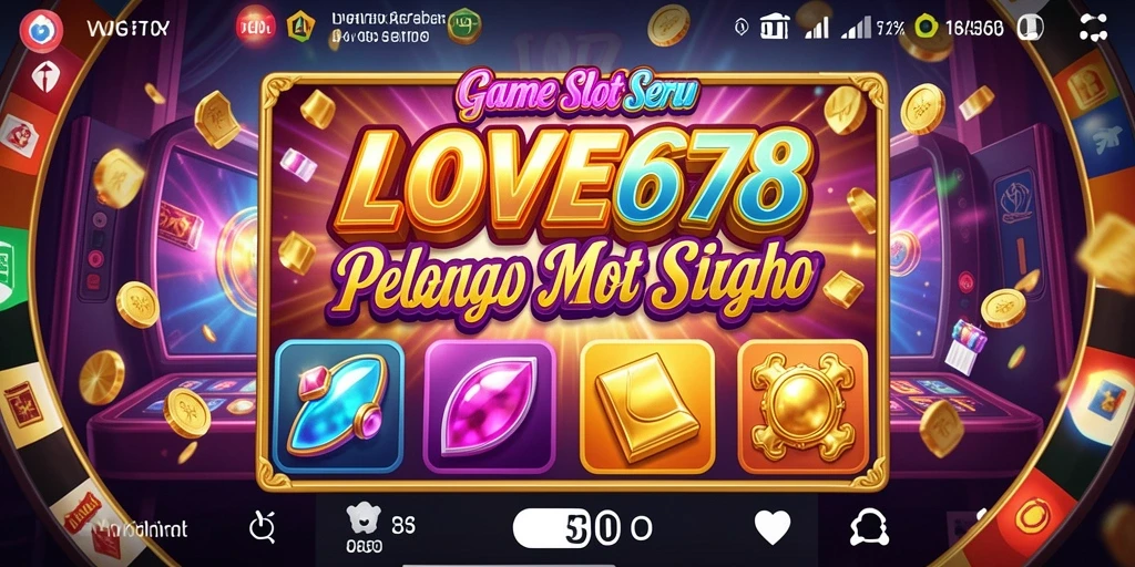 Screenshot menampilkan gameplay seru LOVE678 dengan grafis menarik.