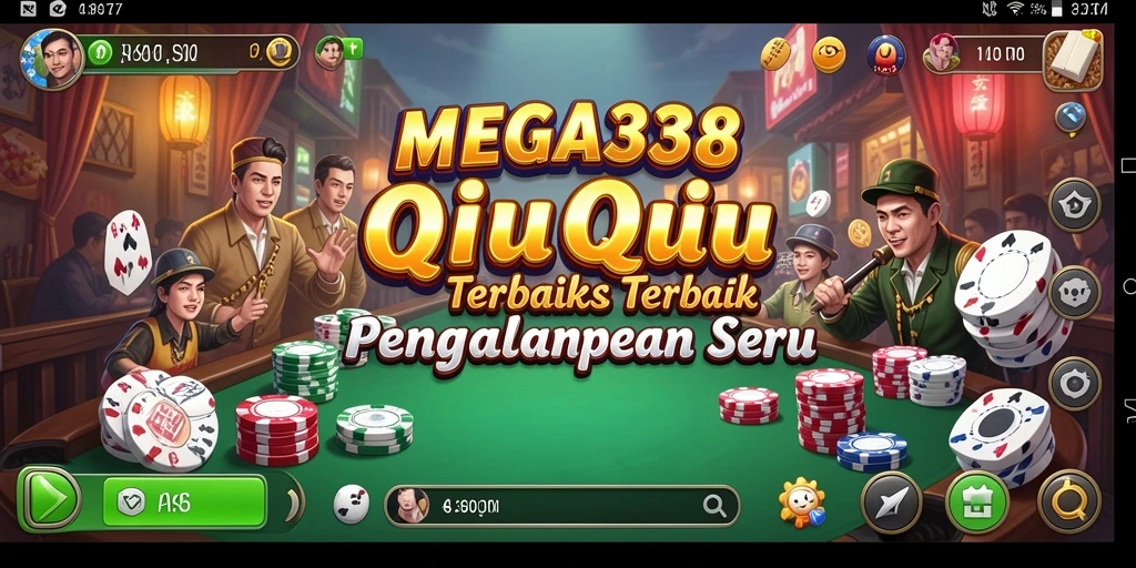 Tampilan gameplay seru QiuQiu di MEGA338.