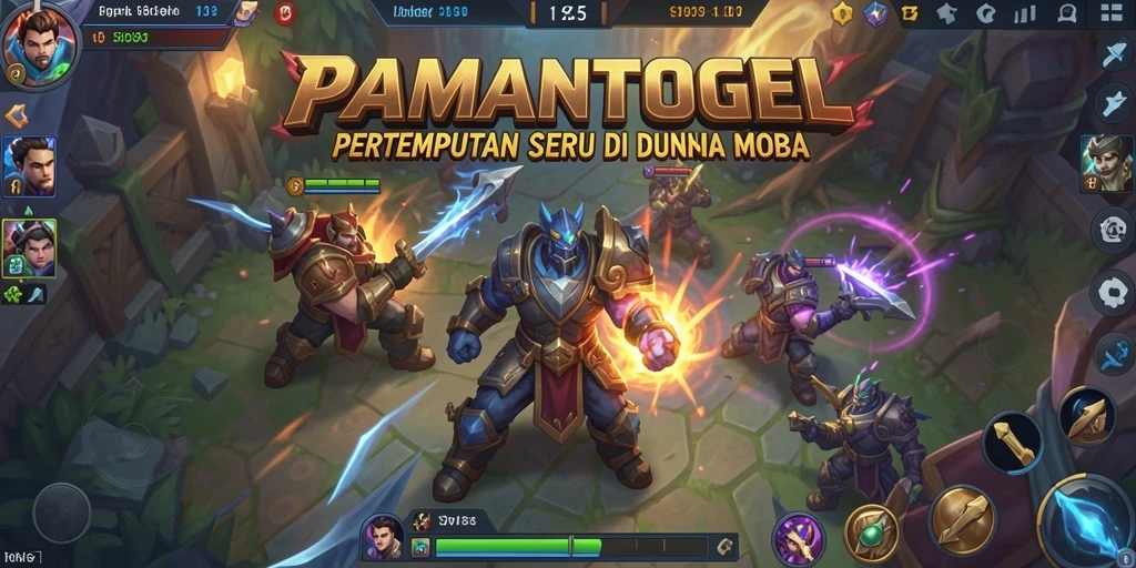 Tampilan seru gameplay PAMANTOGEL dengan karakter unik.