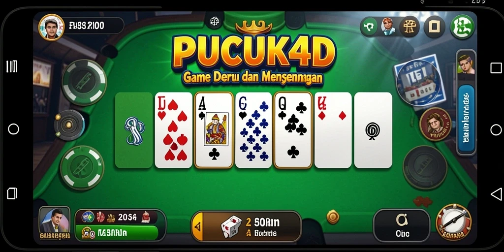 Tampilan gameplay domino yang seru di PUCUK4D.