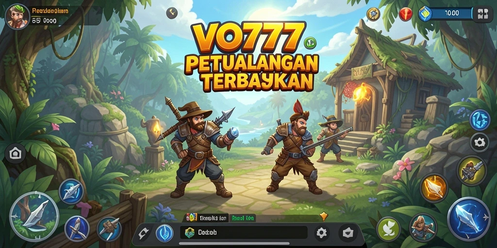 Tampilan gameplay VO777 yang penuh aksi dalam dunia Open World yang luas.